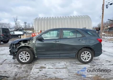 2020 Chevrolet Equinox Fwd Ls from USA, damaged, VIN 3GNAXHEV7LS653884